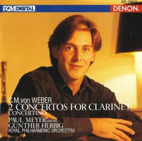Couverture du produit · 2 Concertos & Concertino For Clarinet