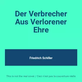 Couverture du produit · Der Verbrecher Aus Verlorener Ehre
