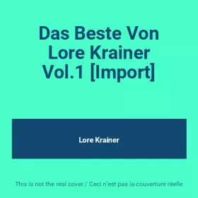 Couverture du produit · Das Beste Von Lore Krainer Vol.1 [Import]