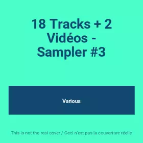 Couverture du produit · 18 Tracks + 2 Vidéos - Sampler #3