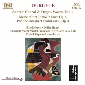 Couverture du produit · Oeuvres chorales sacrées et oeuvres pour orgue Vol.2