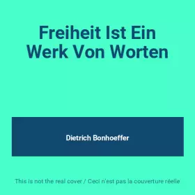 Couverture du produit · Freiheit Ist Ein Werk Von Worten