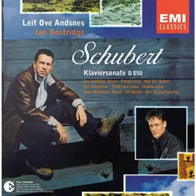 Couverture du produit · Schubert : Sonate pour piano D.850 / Lieder
