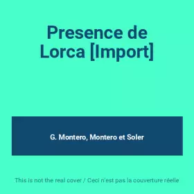 Couverture du produit · Presence de Lorca [Import]