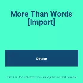 Couverture du produit · More Than Words [Import]