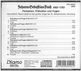 Couverture du produit · Fantasien, Präludien und Fugen