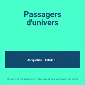 Couverture du produit · Passagers d'univers