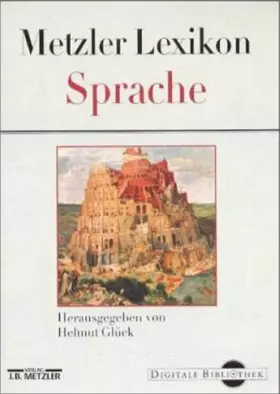 Couverture du produit · Metzler Lexikon Sprache. CD- ROM