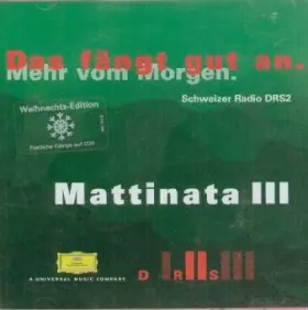 Couverture du produit · Mattinata 3 [Import]