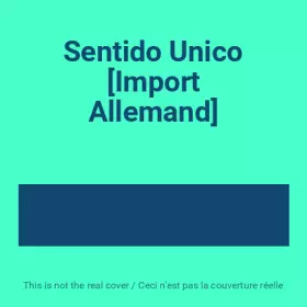 Couverture du produit · Sentido Unico [Import Allemand]