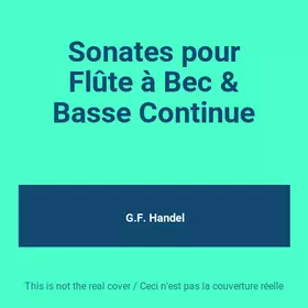 Couverture du produit · Sonates pour Flûte à Bec & Basse Continue