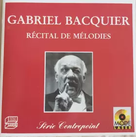 Couverture du produit · Récital de Mélodies