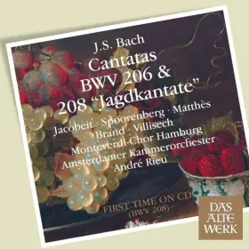 Couverture du produit · Cantatas BWV 206 & 208 "Jagdkantate"