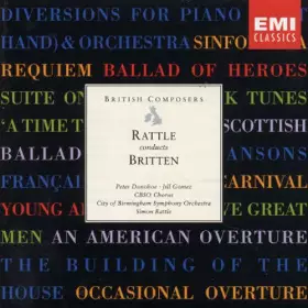 Couverture du produit · Rattle Conducts Britten