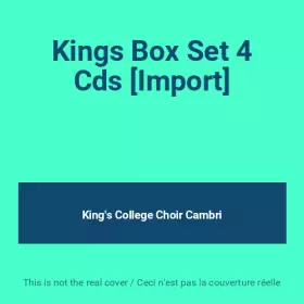 Couverture du produit · Kings Box Set 4 Cds [Import]