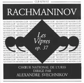 Couverture du produit · Les Vêpres Op. 37