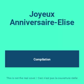 Couverture du produit · Joyeux Anniversaire-Elise