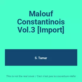 Couverture du produit · Malouf Constantinois Vol.3 [Import]