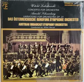 Couverture du produit · Concerto For Orchestra / Variations For Orchestra Op. 31