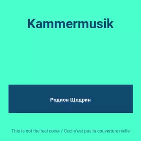 Couverture du produit · Kammermusik