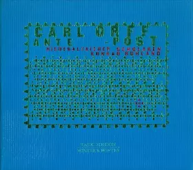 Couverture du produit · Carl Orff - Ante - Post