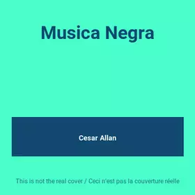 Couverture du produit · Musica Negra