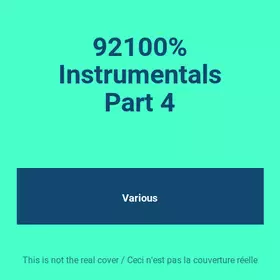 Couverture du produit · 92100% Instrumentals Part 4