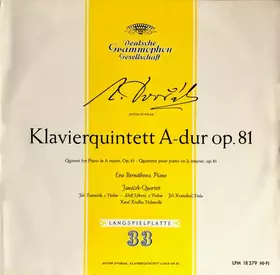 Couverture du produit · Klavierquintett A-Dur Op. 81