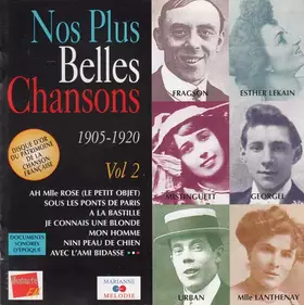 Couverture du produit · Nos Plus Belles Chansons ● 1905-1920 ● Vol. 2