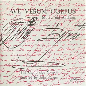 Couverture du produit · Ave Verum Corpus (Motets And Anthems)