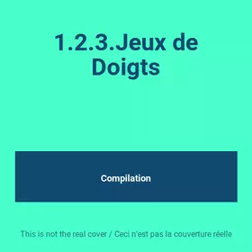 Couverture du produit · 1.2.3.Jeux de Doigts