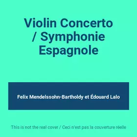 Couverture du produit · Violin Concerto / Symphonie Espagnole
