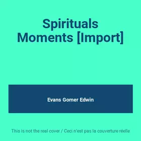 Couverture du produit · Spirituals Moments [Import]