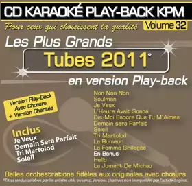 Couverture du produit · CD Karaoké Play-Back Kpm Vol.32 Tubes 2011"