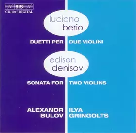 Couverture du produit · Duetti Per Due Violini / Sonata For Two Violins