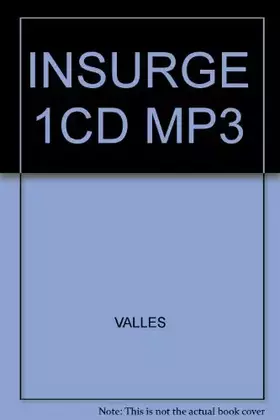 Couverture du produit · L'Insurge 1 CD MP3 / 23 E Ttc
