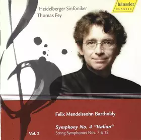Couverture du produit · Symphony No. 4 "Italian" / String Symphonies Nos. 7 & 12 (Vol. 2)