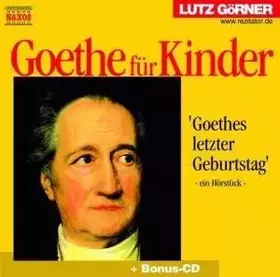 Couverture du produit · Goethe für Kinder
