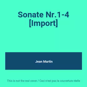 Couverture du produit · Sonate Nr.1-4 [Import]