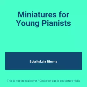 Couverture du produit · Miniatures for Young Pianists