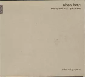 Couverture du produit · Streichquartett Op.3 / Lyrische Suite