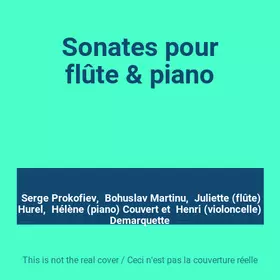 Couverture du produit · Sonates pour flûte & piano