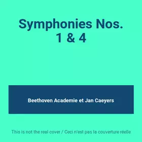 Couverture du produit · Symphonies Nos. 1 & 4
