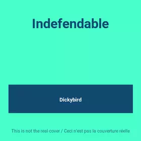 Couverture du produit · Indefendable