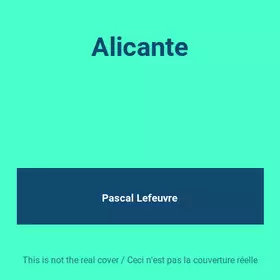 Couverture du produit · Alicante