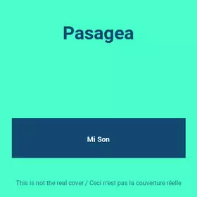 Couverture du produit · Pasagea
