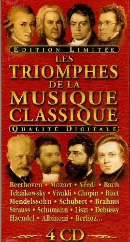 Couverture du produit · LES TRIOMPHES DE LA MUSIQUE CLASSIQUE - COFFRET 4 CD
