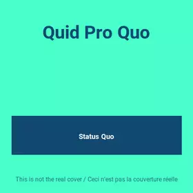 Couverture du produit · Quid Pro Quo