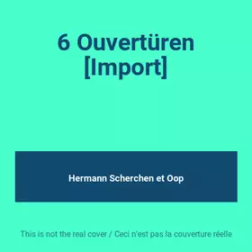 Couverture du produit · 6 Ouvertüren [Import]