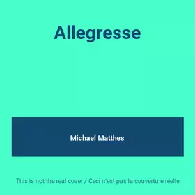 Couverture du produit · Allegresse